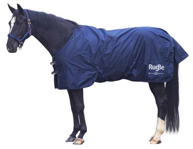 Outdoor-Pferdedecke RugBe Zero Gr. 165 in blau mit WASCHBON UVP 74,99 €