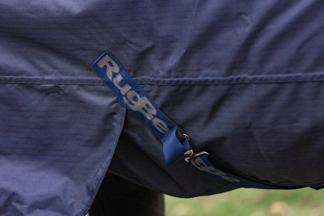 Outdoor-Pferdedecke RugBe Zero Gr. 165 in blau mit WASCHBON UVP 74,99 €