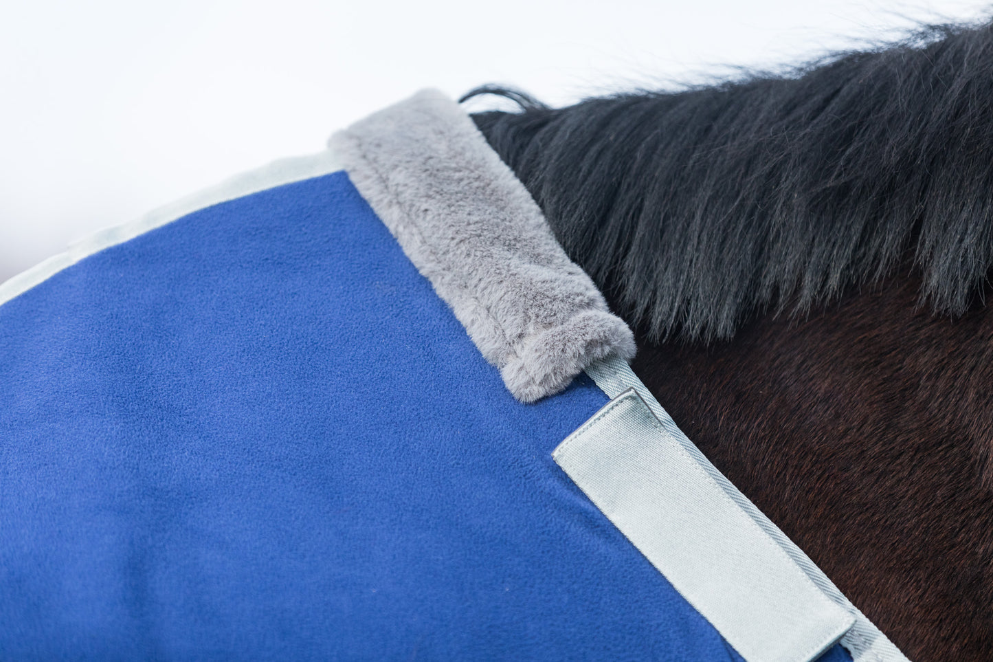 Abschwitzdecke "FLANELL TOUCH" mit Microtec®-Funktionsfaser Innenseite in Twilight Blue