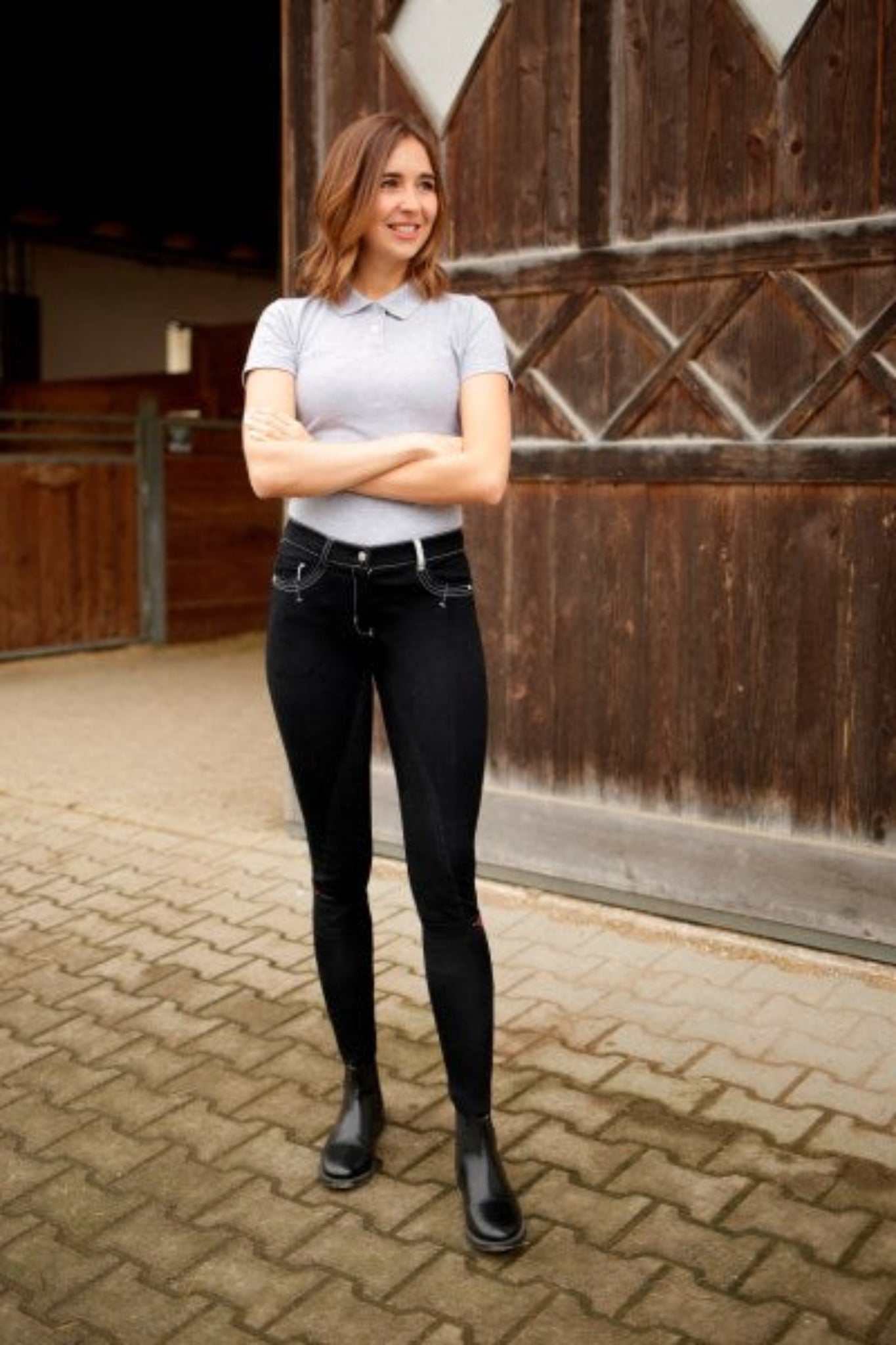 Reithose-Basic-Plus-LS-von-Kerbl-schwarz