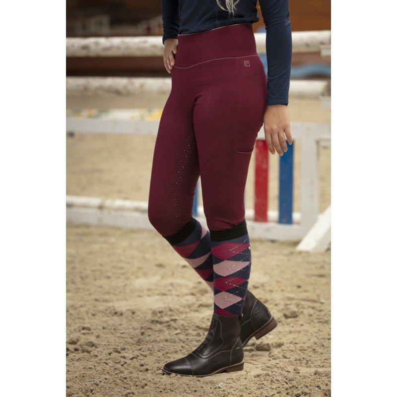 Reitleggins „Lyly" Pull-On mit Vollbesatz aus Silikon von EQUITHÈME
