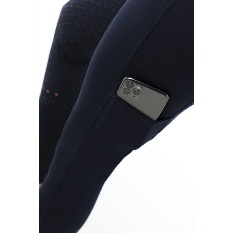Reitleggins „Lyly" Pull-On mit Vollbesatz aus Silikon von EQUITHÈME