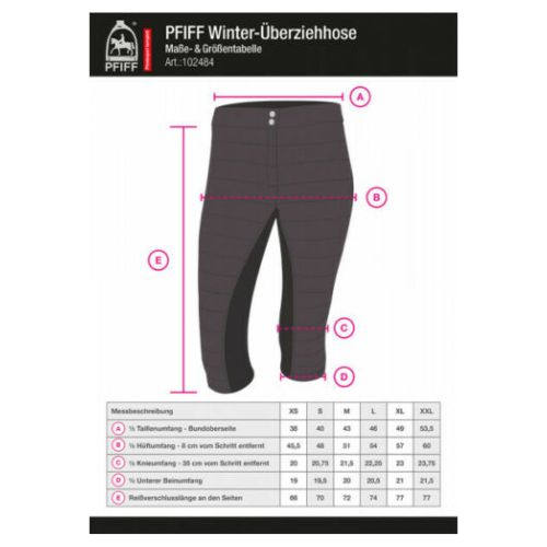 REITHOSE- Winter-Überziehhose von Pfiff