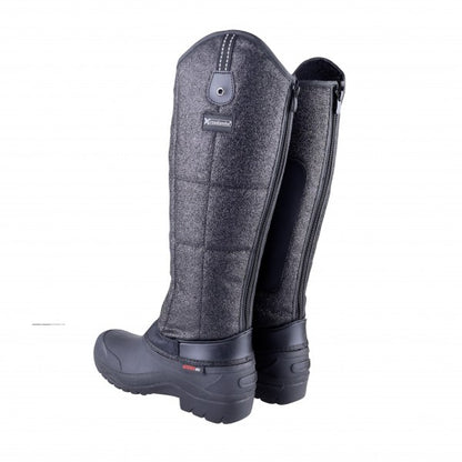 Crosslander® Thermo-Reitstiefel "Saas-Fee"  Funktionsstiefel in schwarzem Glitzer.